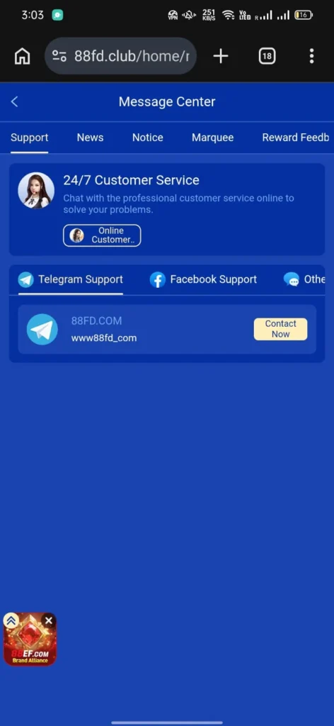 Customer Support